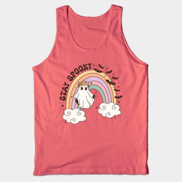 Stay Spooky Vintage Hippie Tank Top by MuseMints